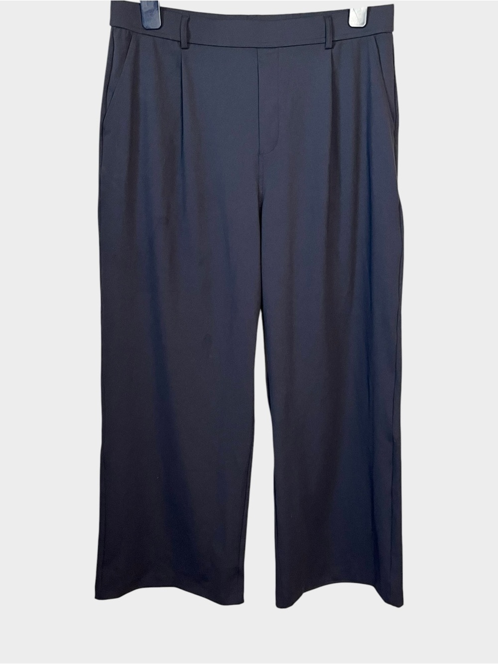 NWT HALARA Wide Leg Stretch Work Pants Black XL Regular - Picture 2 of 5